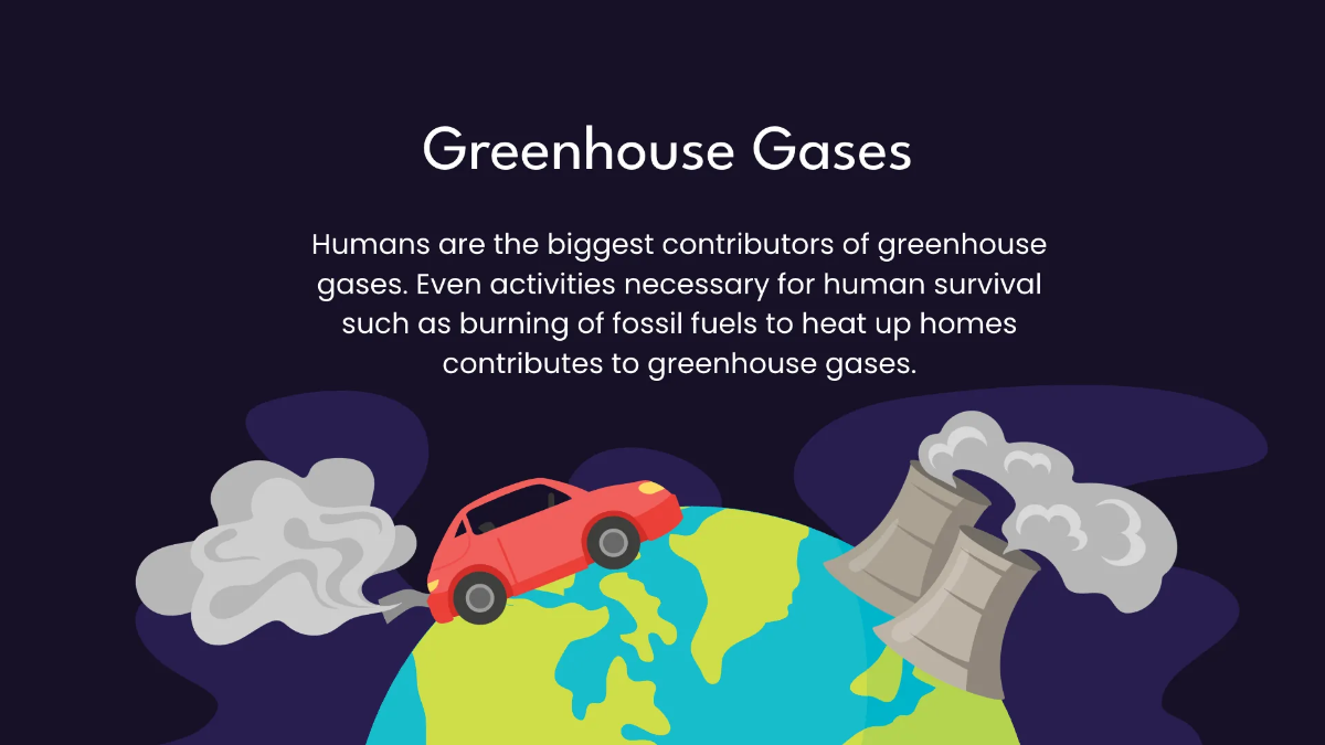 Free Earth's Atmosphere Class Presentation Template to Edit Online