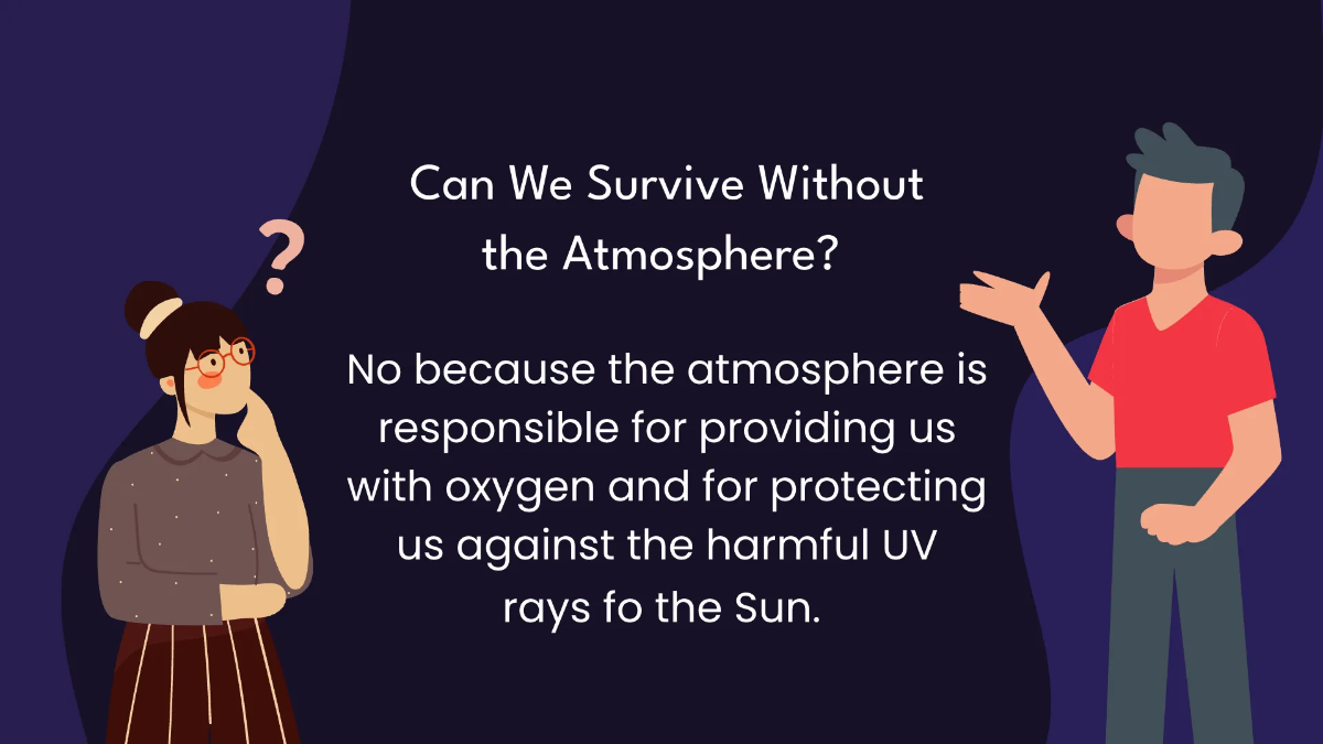 Free Earth's Atmosphere Class Presentation Template to Edit Online