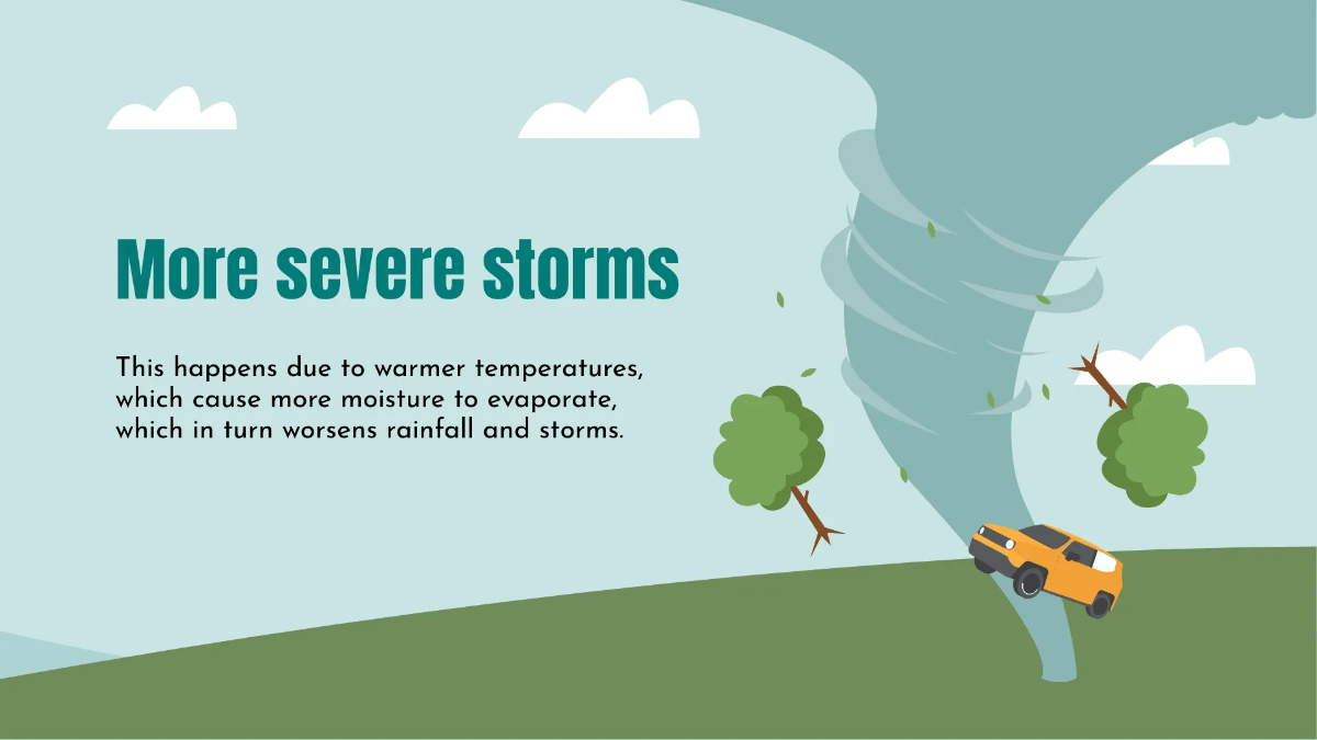 Free Climate Change Presentation Template to Edit Online