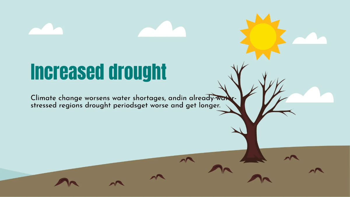 Free Climate Change Presentation Template to Edit Online