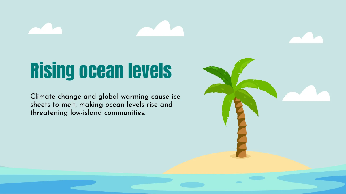 Free Climate Change Presentation Template to Edit Online
