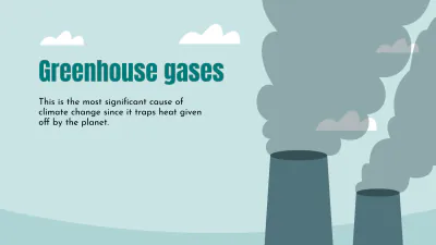Free Climate Change Presentation Template to Edit Online