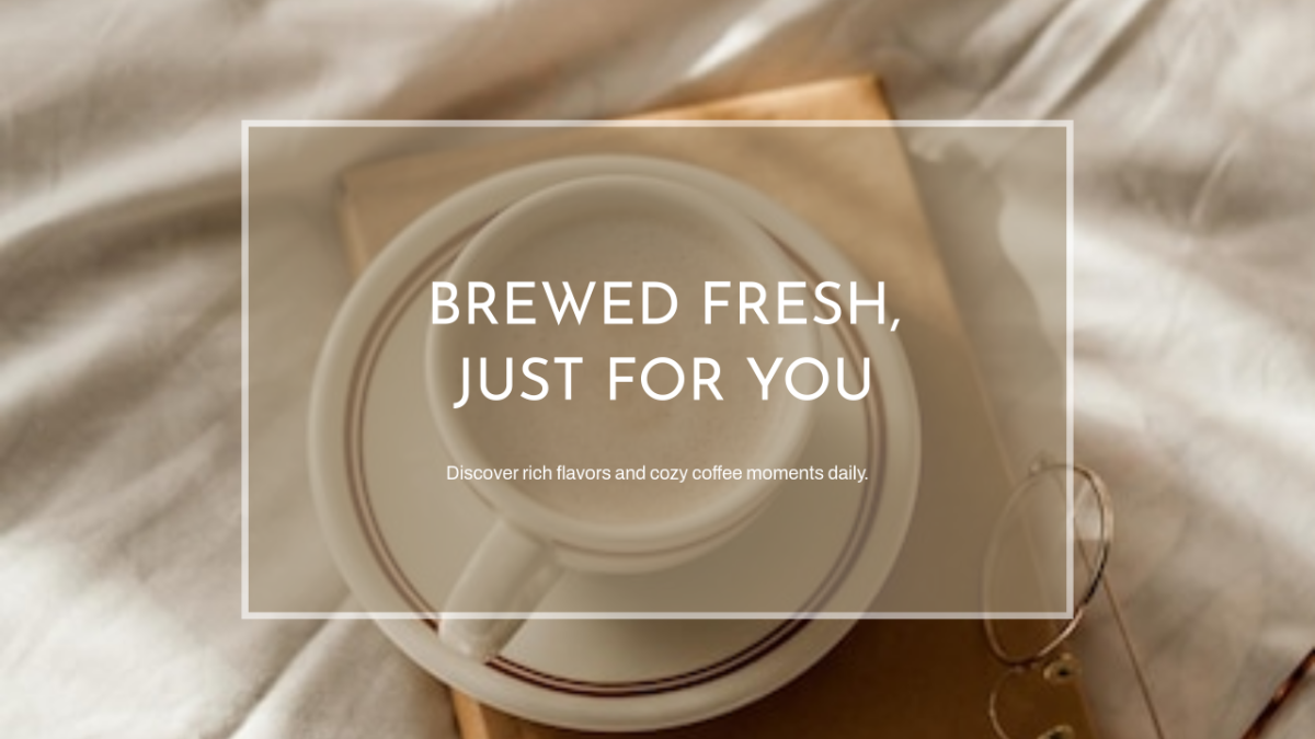 Free Coffee Youtube Banner Template to Edit Online