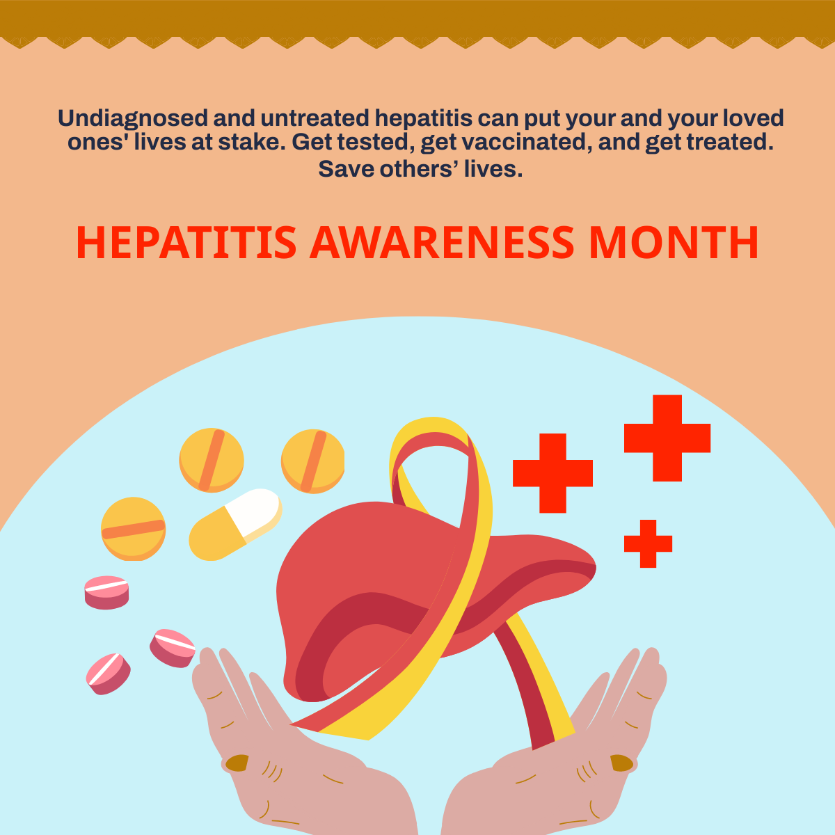 Hepatitis Awareness Month Linkedin Post