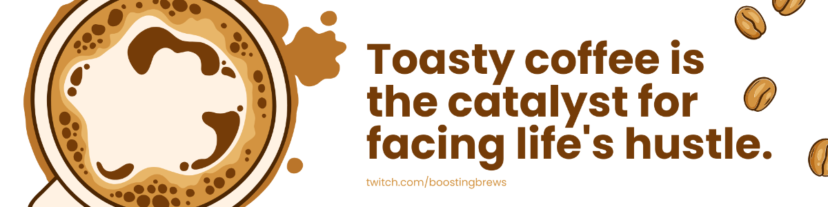 Coffee Twitch Banner Template