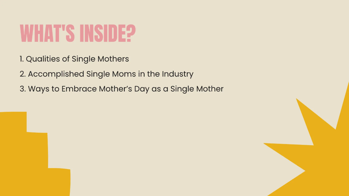 Free Pretty Mother's Day Presentation Template to Edit Online