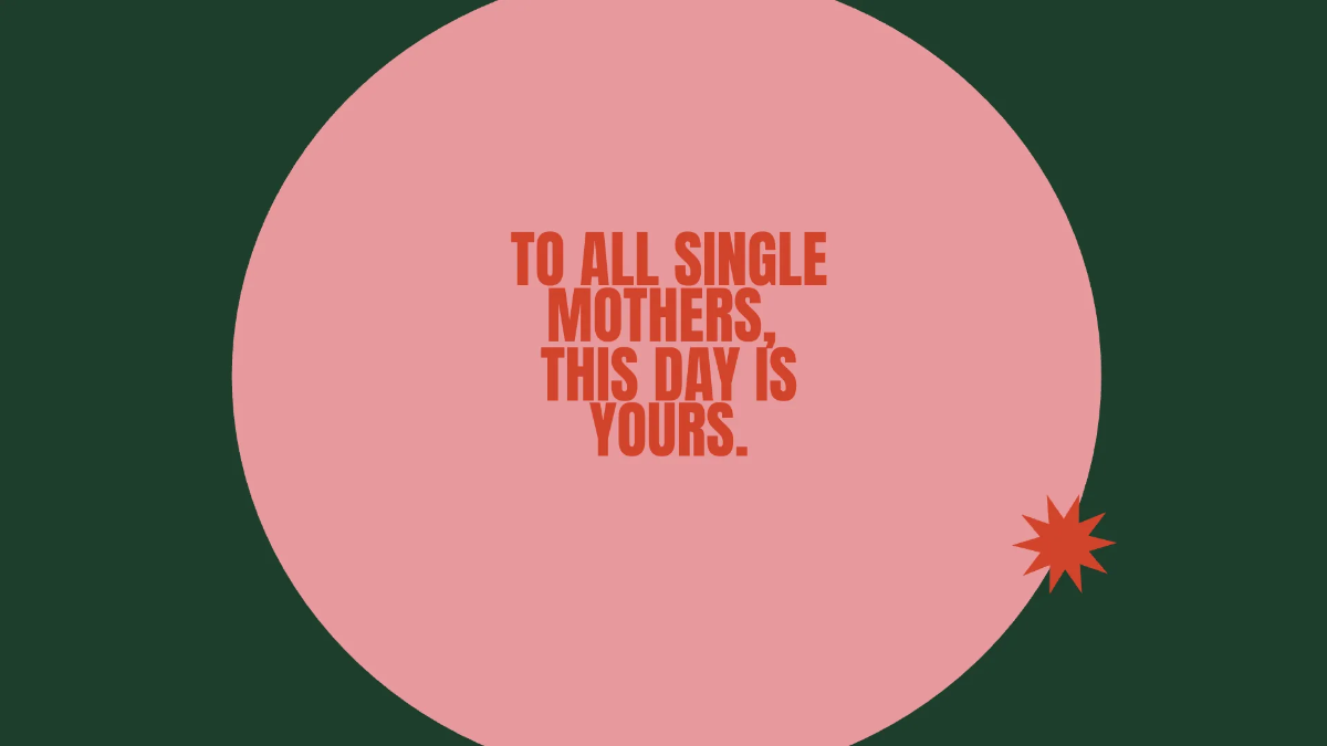 Free Pretty Mother's Day Presentation Template to Edit Online