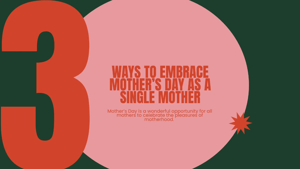 Free Pretty Mother's Day Presentation Template to Edit Online