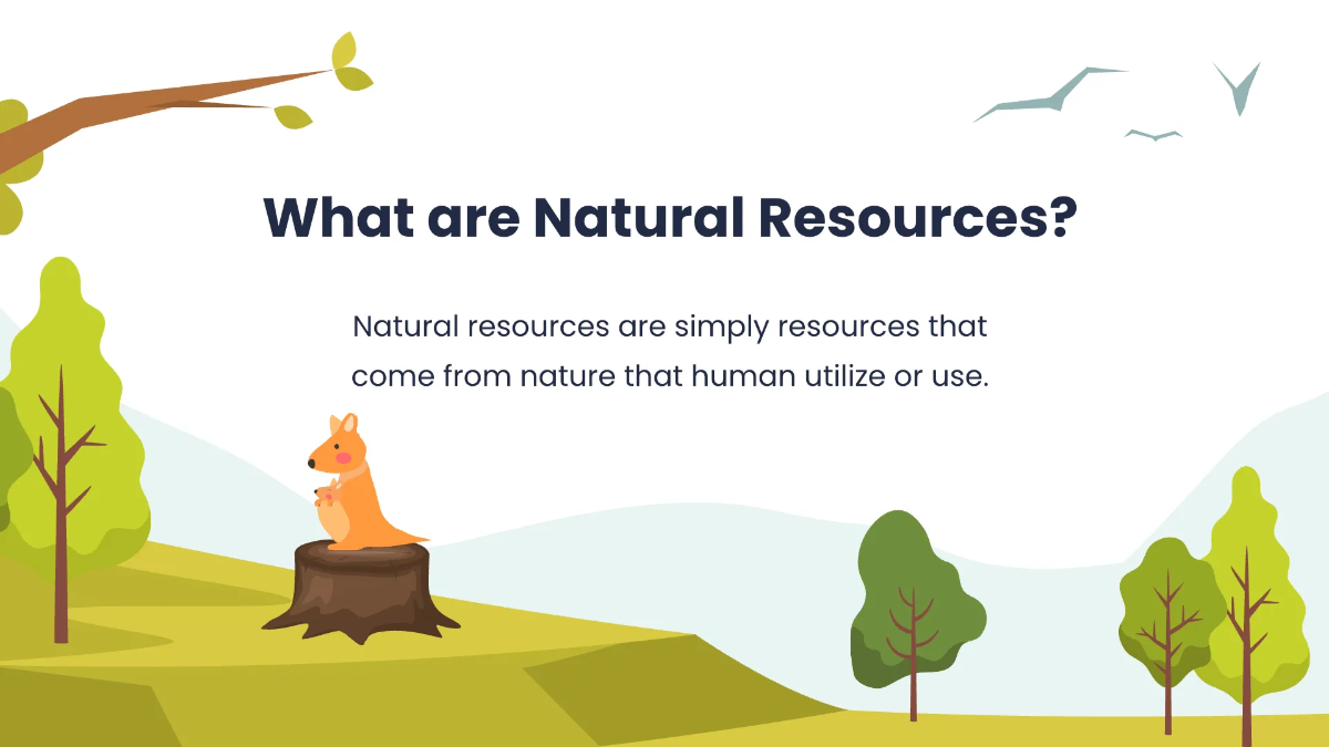 Free Earth's Natural Resources Presentation Template to Edit Online