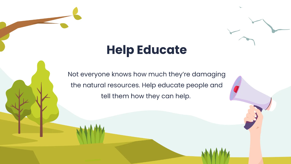 Free Earth's Natural Resources Presentation Template to Edit Online