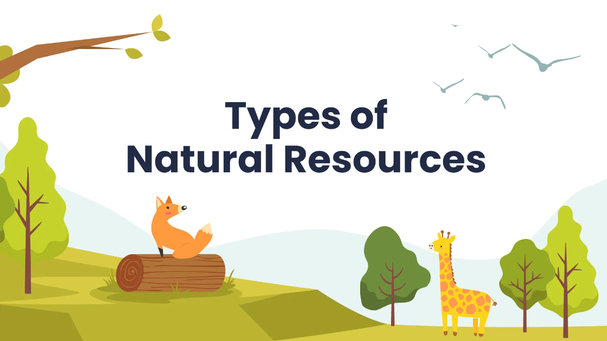 Free Earth's Natural Resources Presentation Template to Edit Online