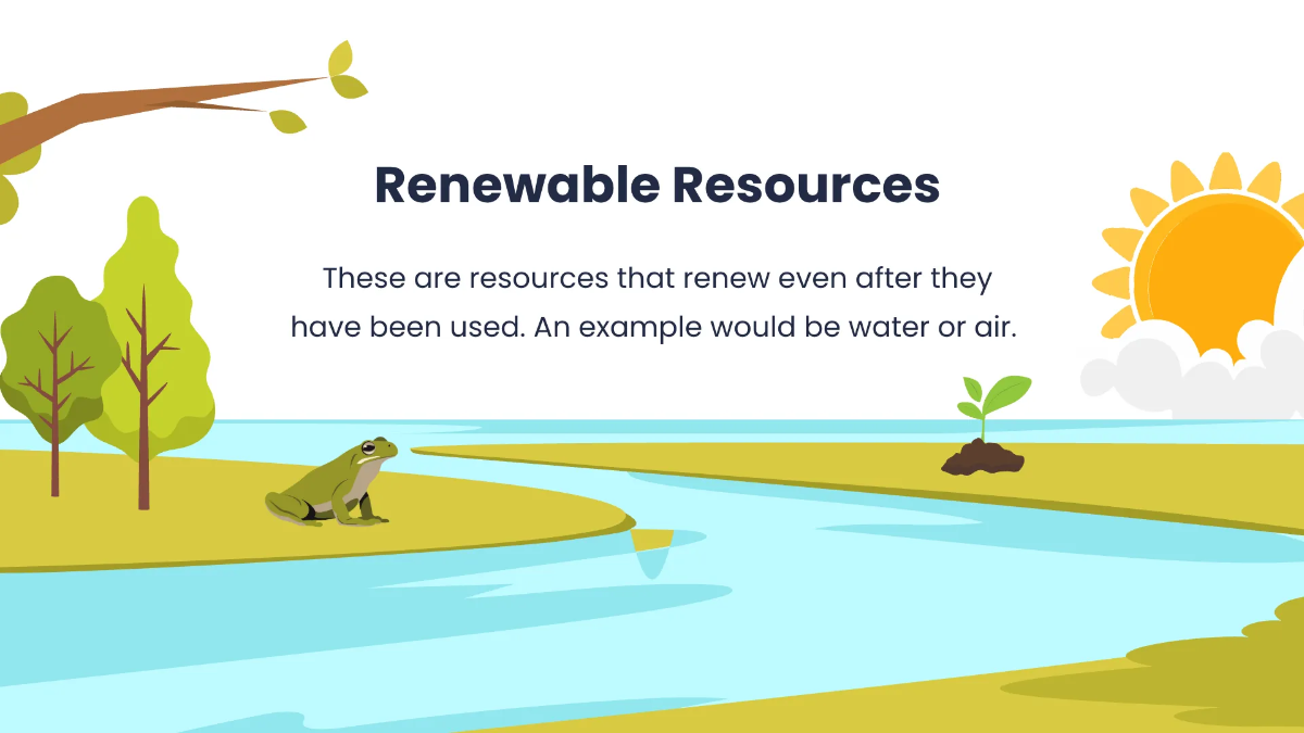 Free Earth's Natural Resources Presentation Template to Edit Online