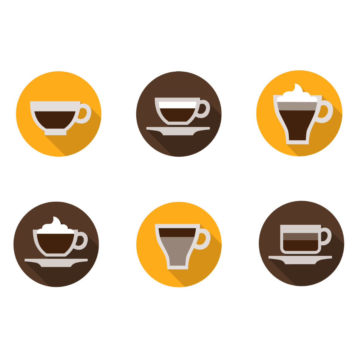 Coffee Icons Template