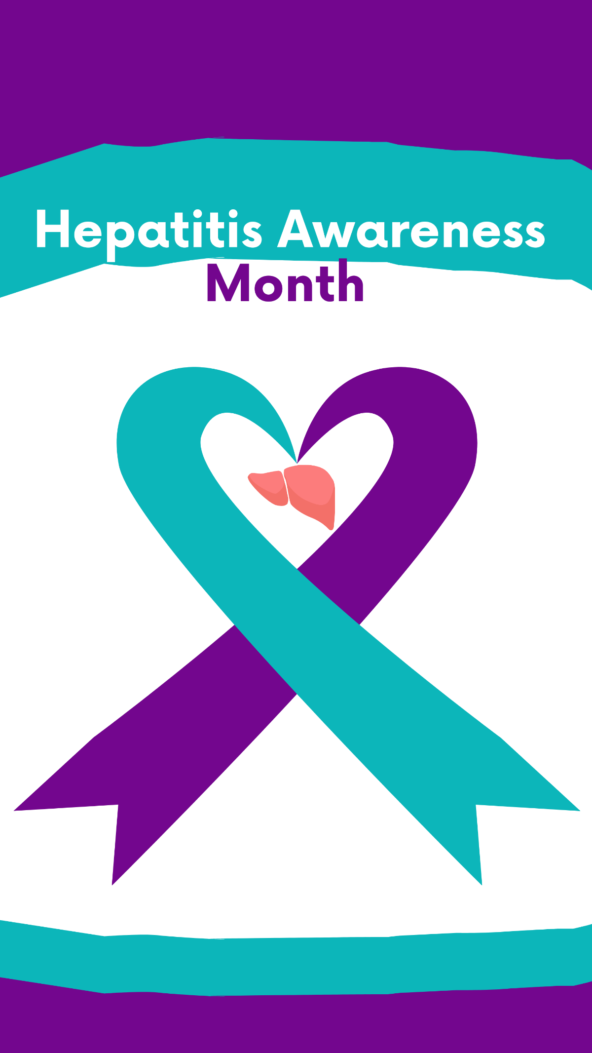Hepatitis Awareness Month WallPaper Template