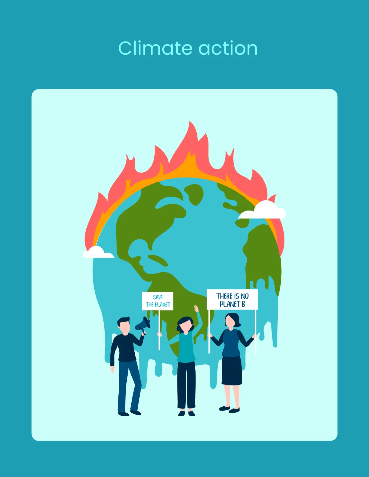 Free Climate Change Flashcard Template to Edit Online