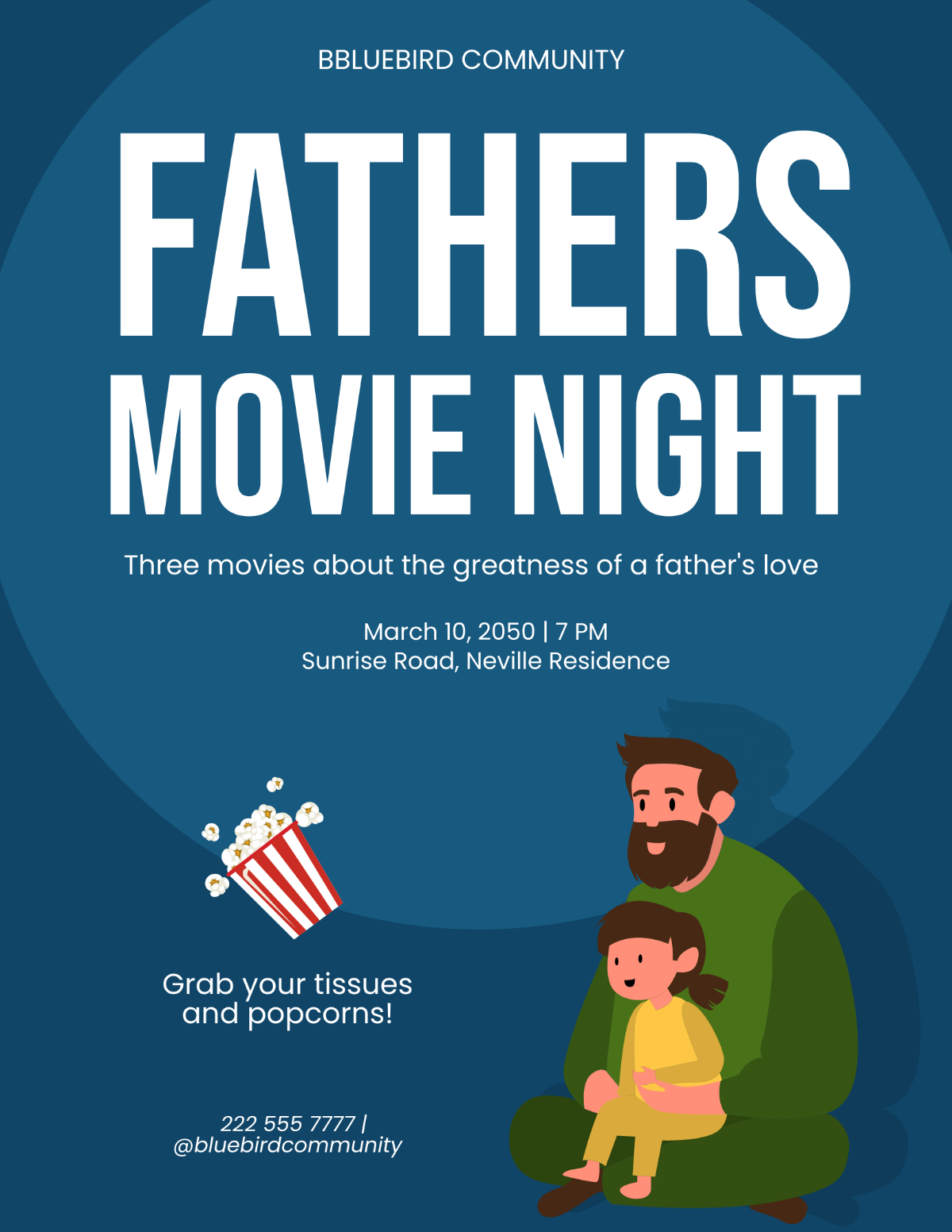 Father Flyer  Template