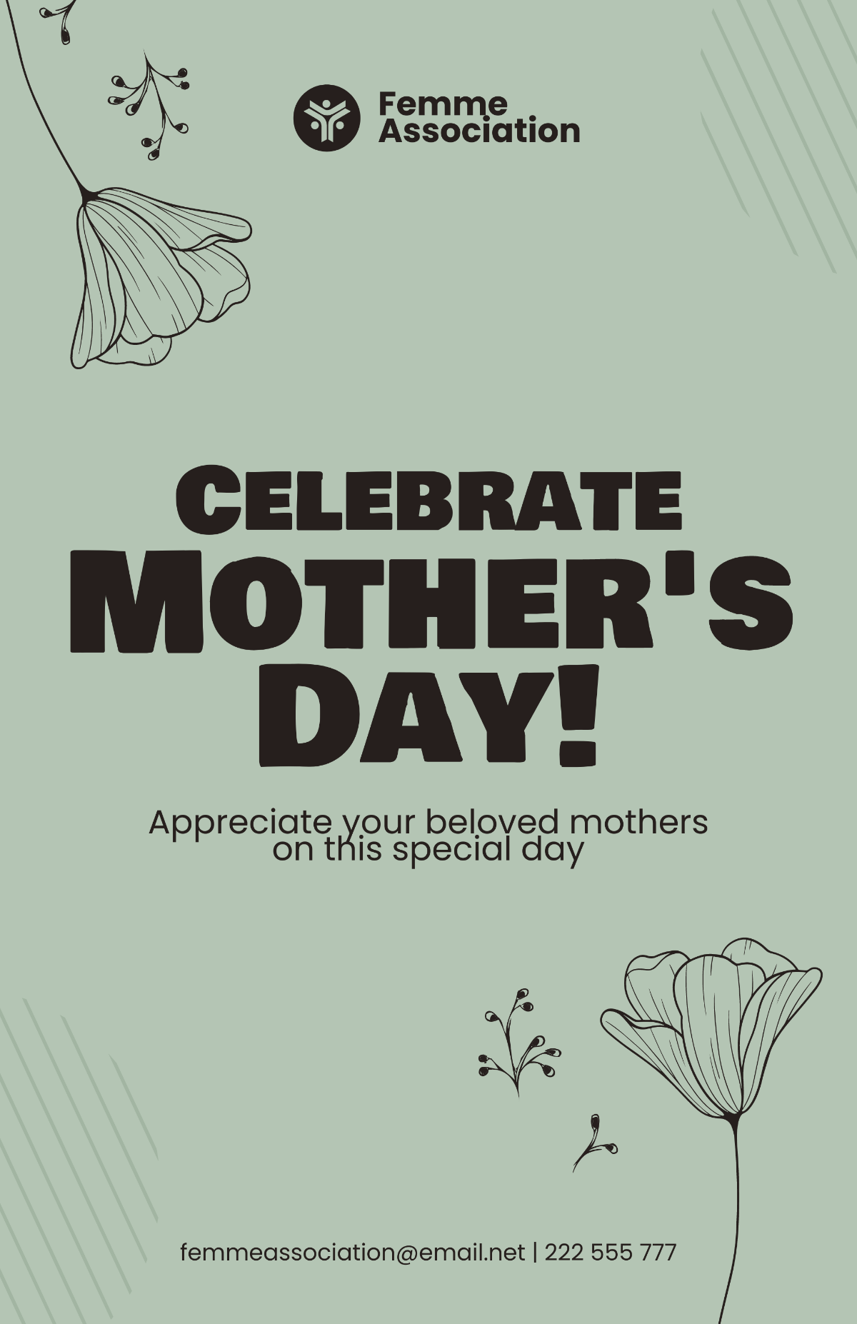 Mother's Day Observance Poster Template