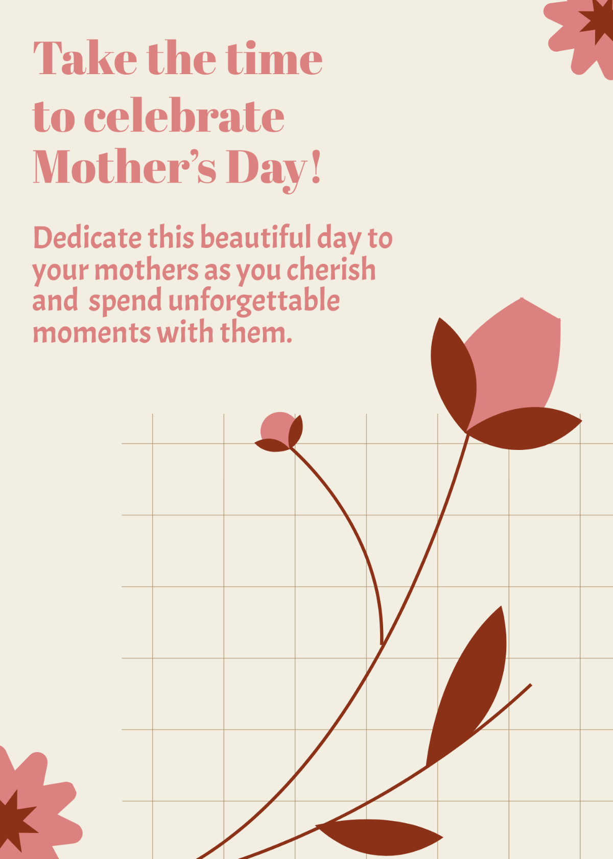 Mother's Day Observance Message Template