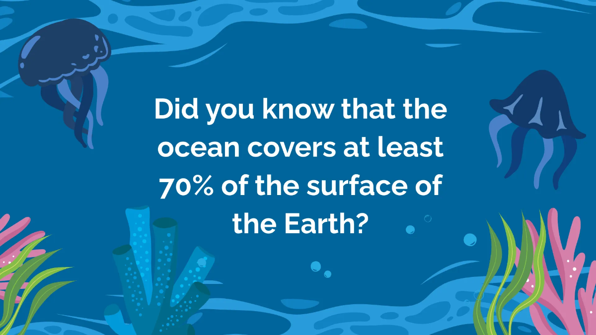 Free The Earth's Oceans Presentation Template to Edit Online