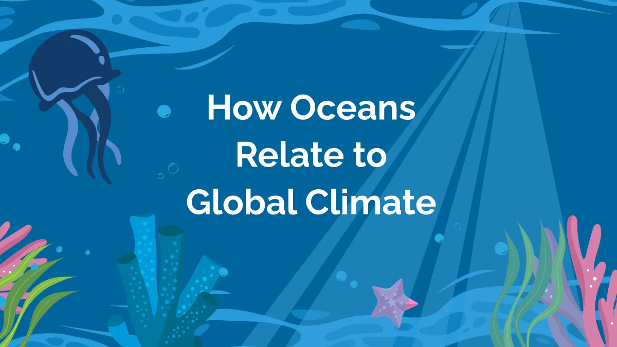 Free The Earth's Oceans Presentation Template to Edit Online