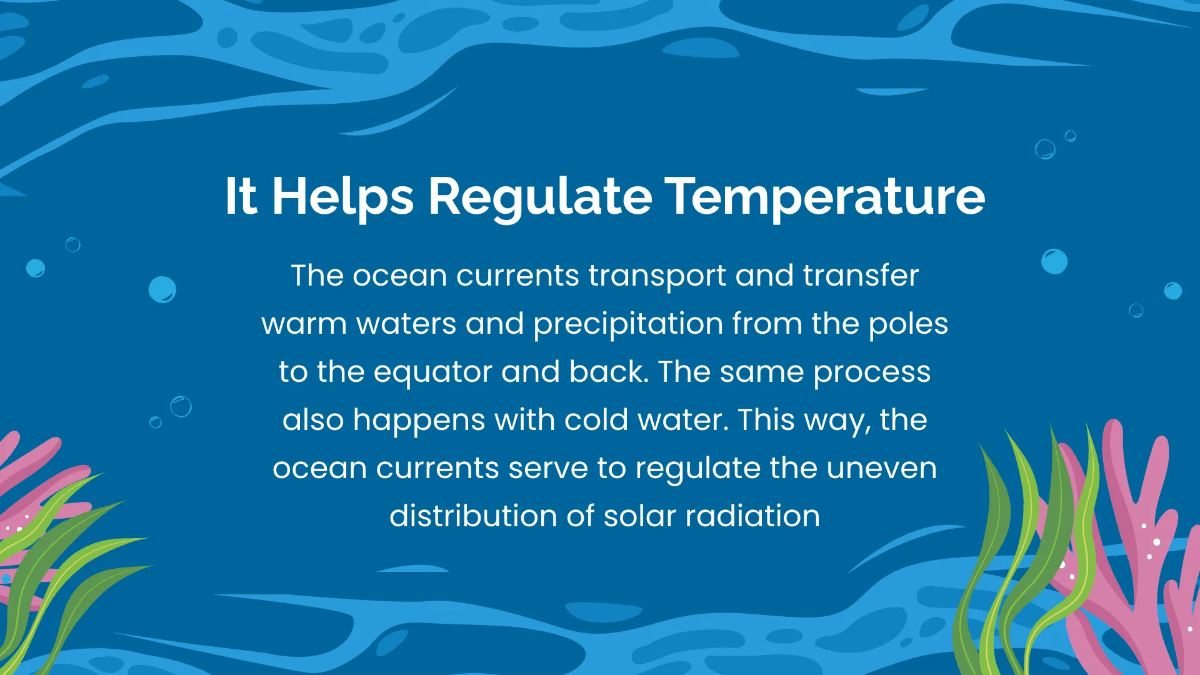 Free The Earth's Oceans Presentation Template to Edit Online