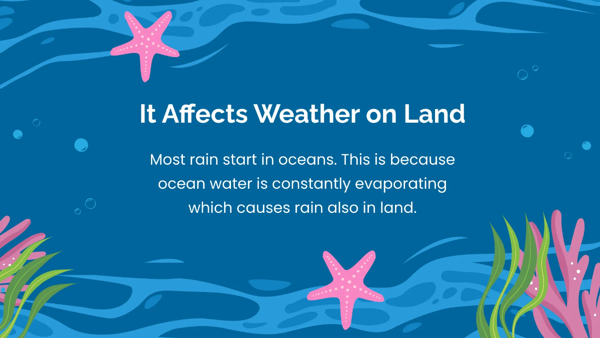 Free The Earth's Oceans Presentation Template to Edit Online