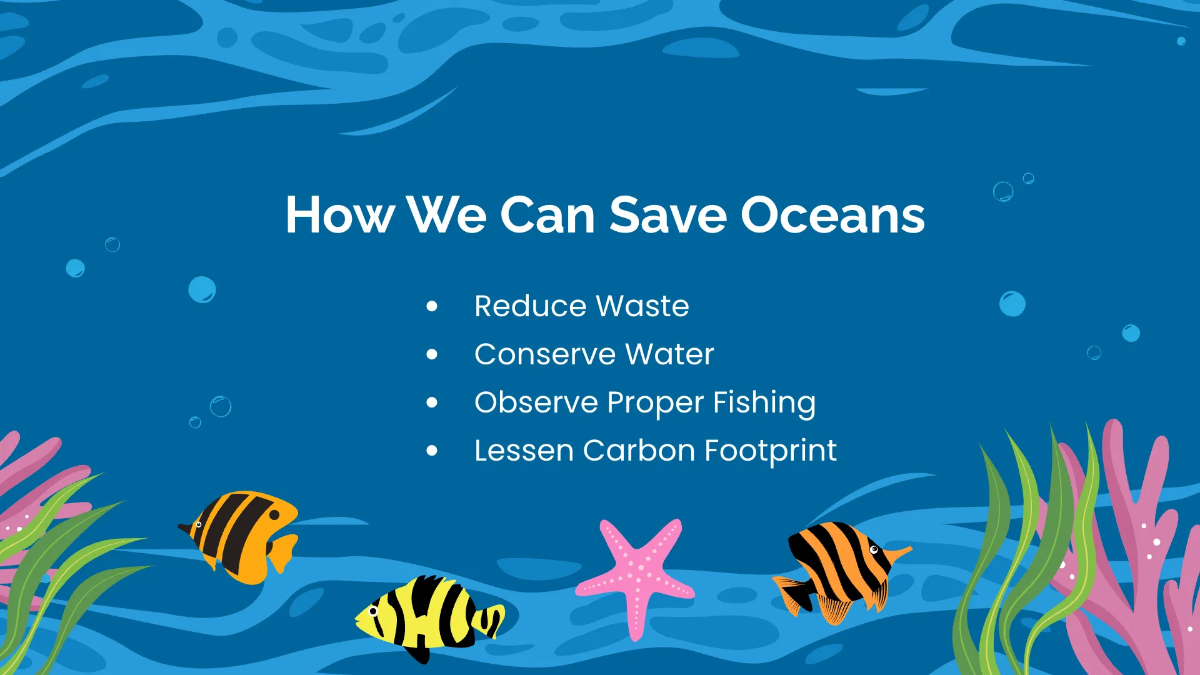 Free The Earth's Oceans Presentation Template to Edit Online