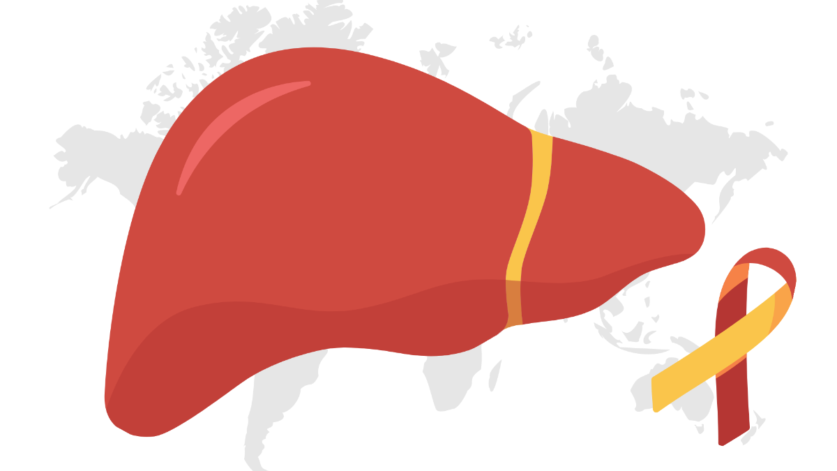 Hepatitis Awareness Month Background Template