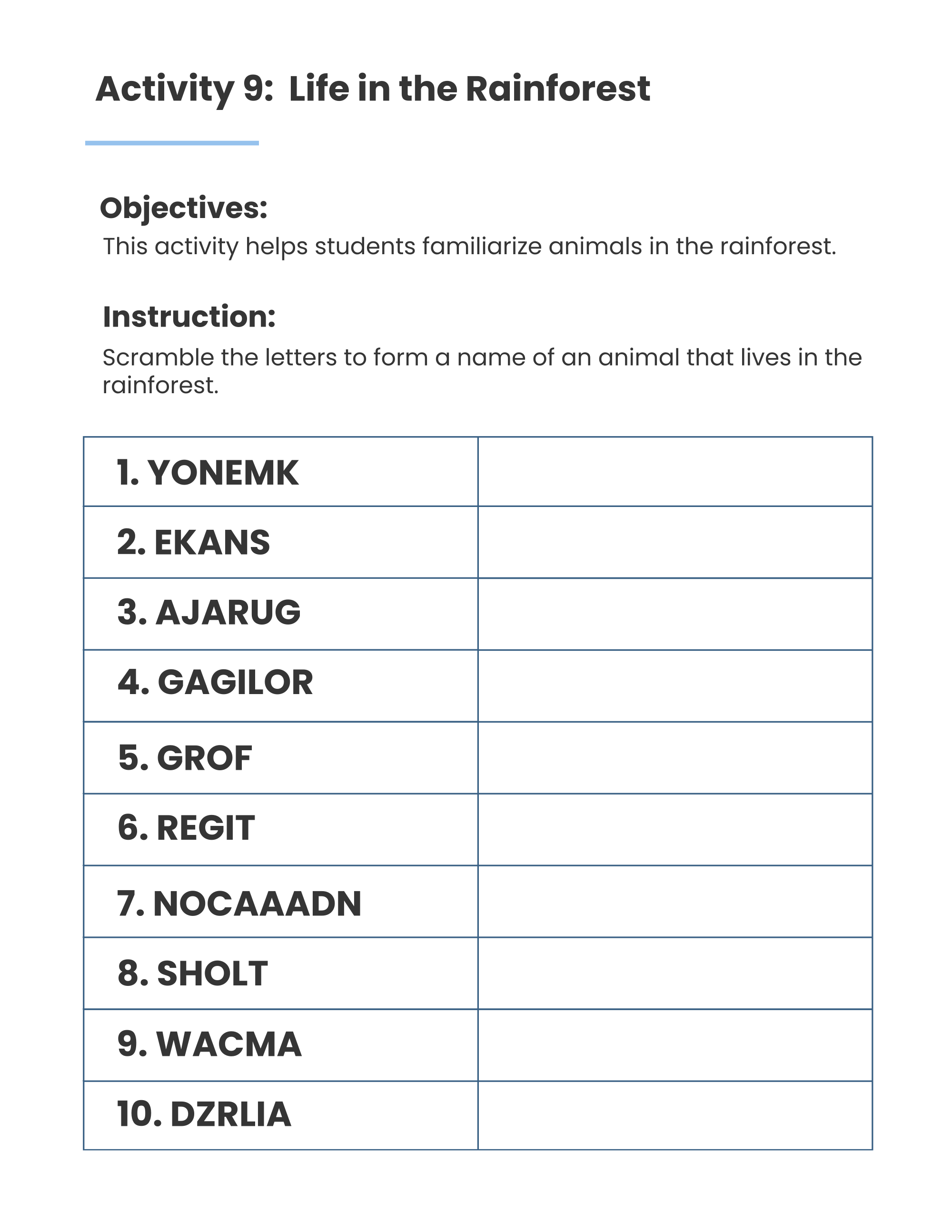 Free World Climate Workbook Template to Edit Online