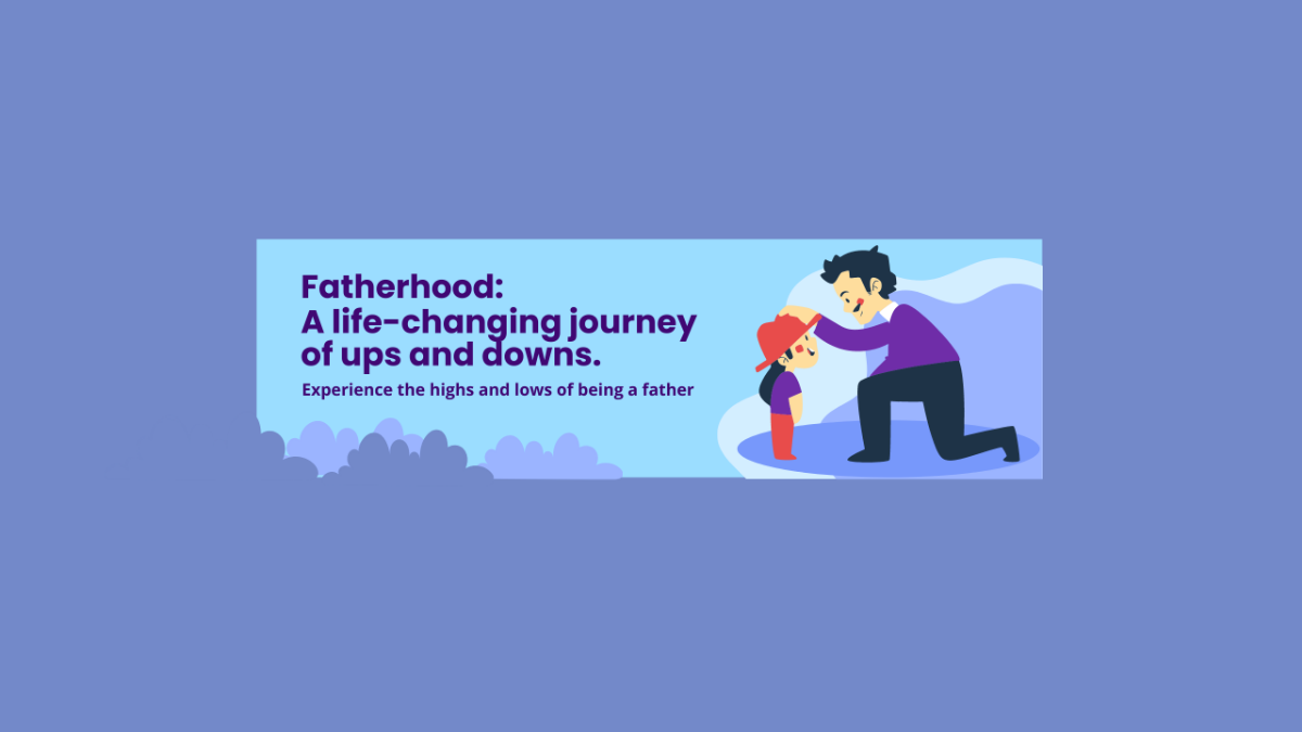 Free Father Youtube Banner Template