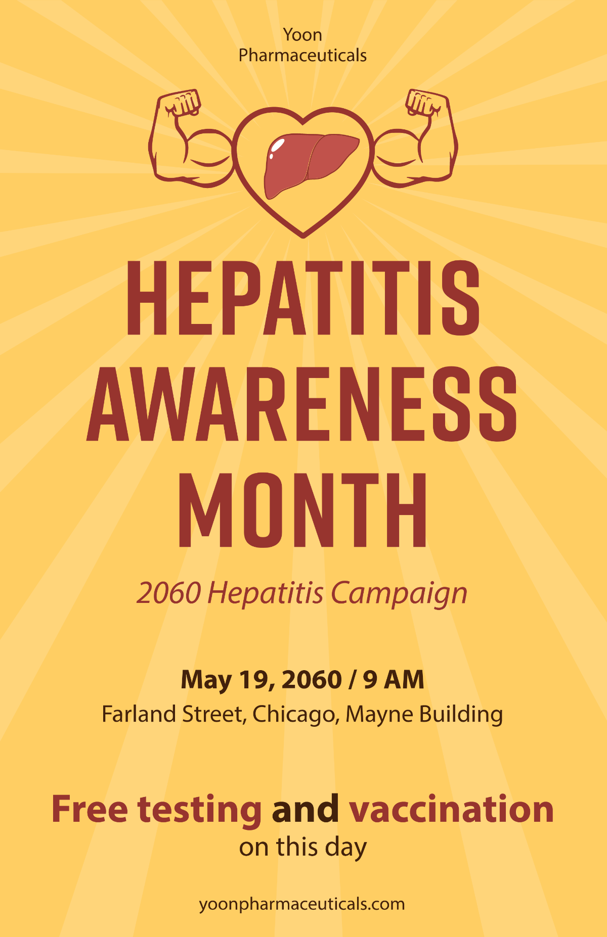 Hepatitis Awareness Month Event Template