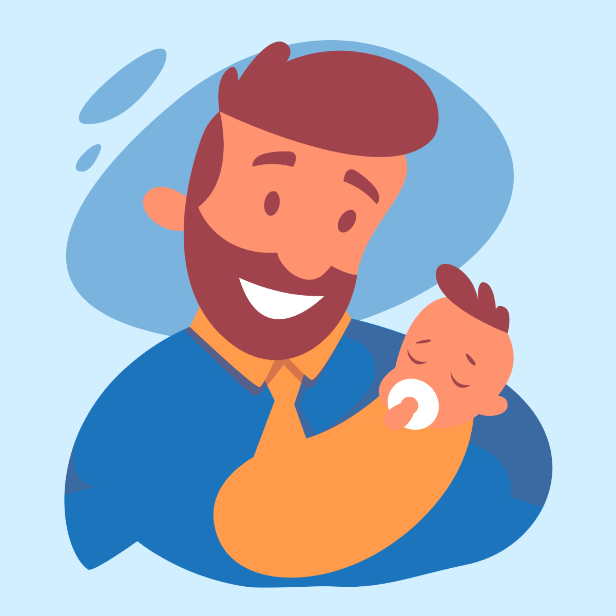 Free Father Vector Template