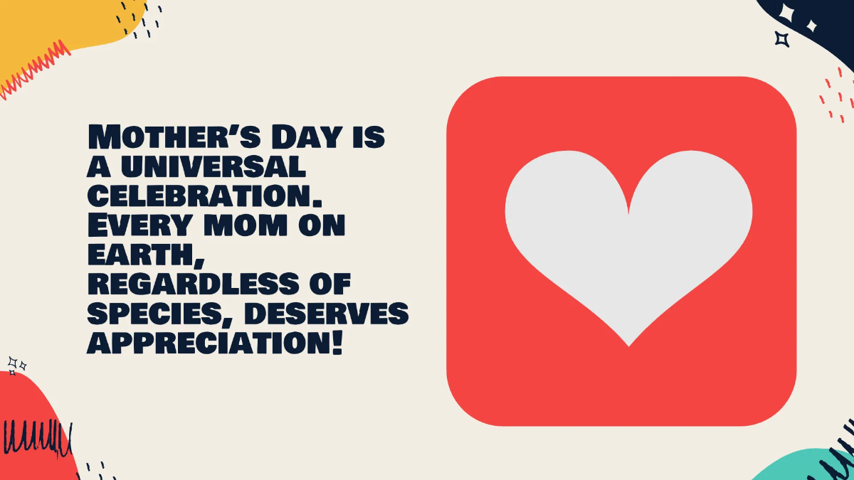 Free Fun Mother's Day Presentation Template to Edit Online