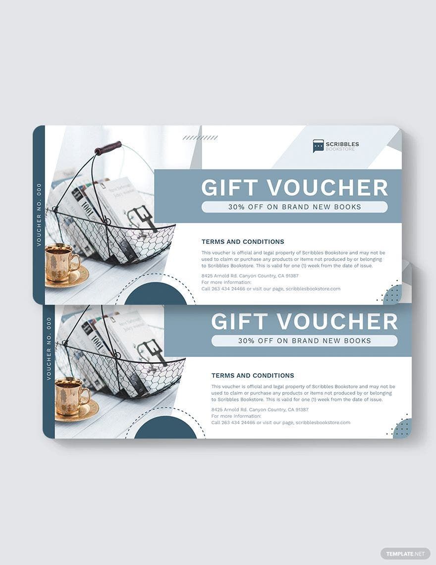 Free Book Promotion Voucher Template