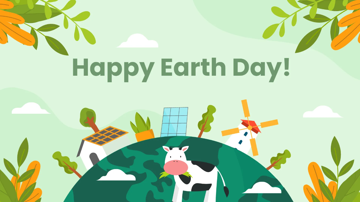 Free Earth Day Presentation Template to Edit Online