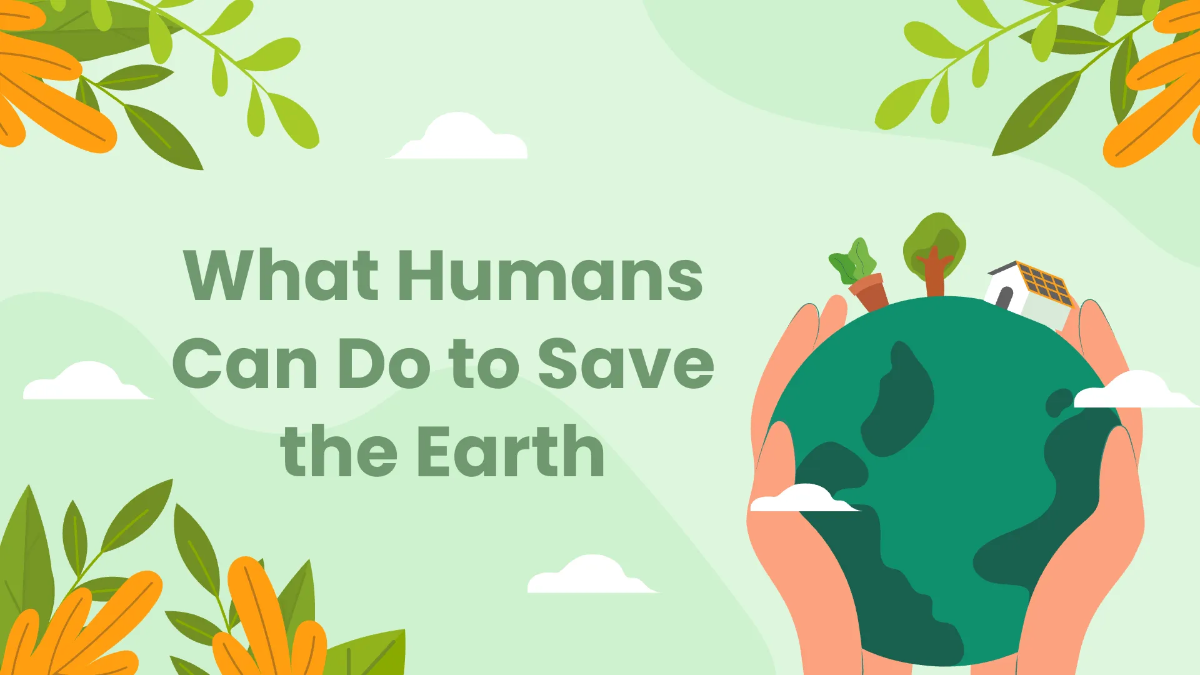 Free Earth Day Presentation Template to Edit Online
