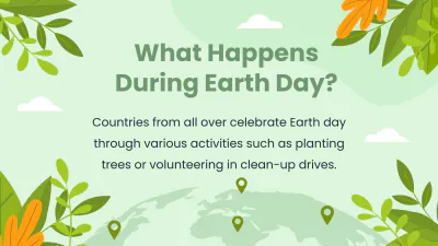 Free Earth Day Presentation Template to Edit Online