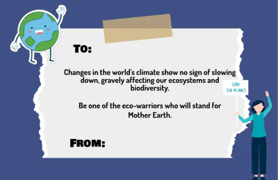 Free World Climate Note Template to Edit Online