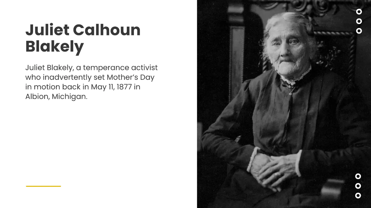 Free Simple Mother's Day Presentation Template to Edit Online