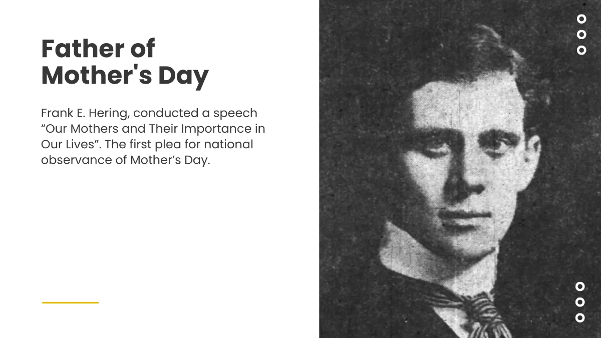 Free Simple Mother's Day Presentation Template to Edit Online