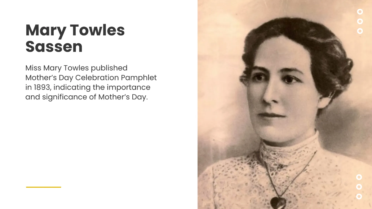 Free Simple Mother's Day Presentation Template to Edit Online