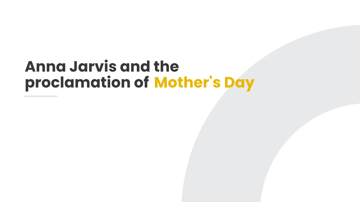 Free Simple Mother's Day Presentation Template to Edit Online