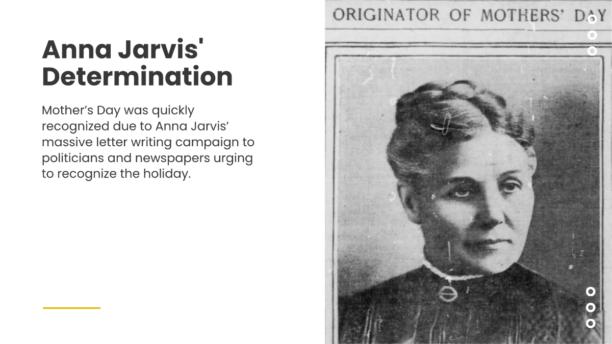 Free Simple Mother's Day Presentation Template to Edit Online