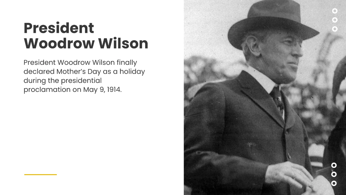 Free Simple Mother's Day Presentation Template to Edit Online