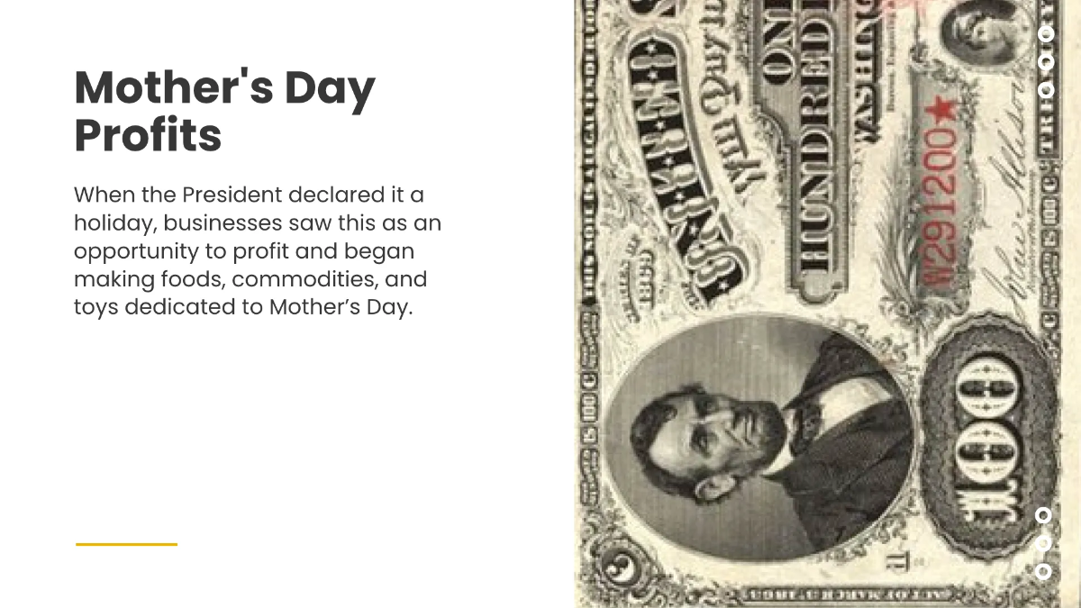 Free Simple Mother's Day Presentation Template to Edit Online