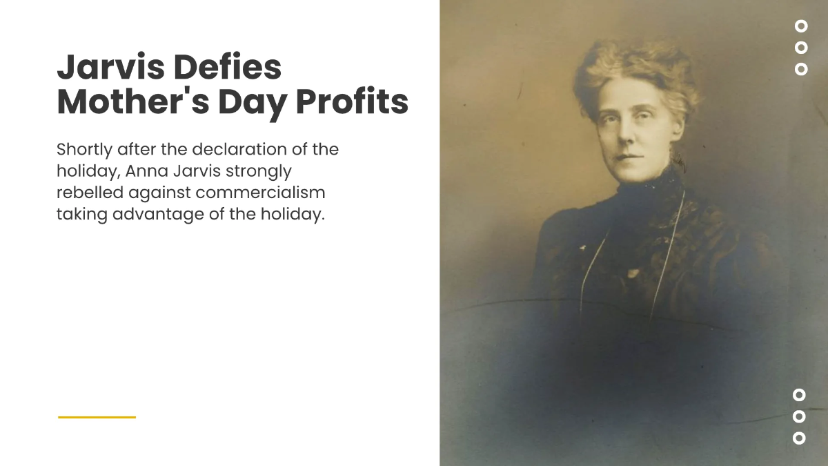 Free Simple Mother's Day Presentation Template to Edit Online