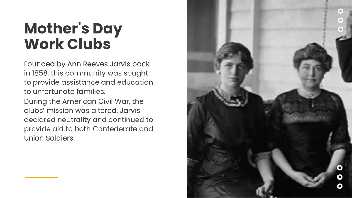 Free Simple Mother's Day Presentation Template to Edit Online