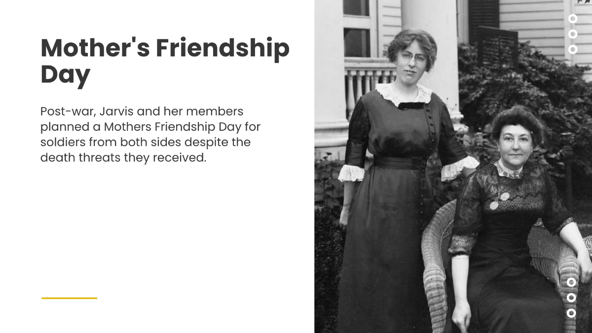 Free Simple Mother's Day Presentation Template to Edit Online