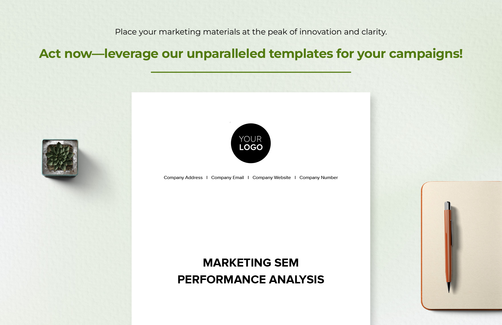 Marketing SEM Performance Analysis Template