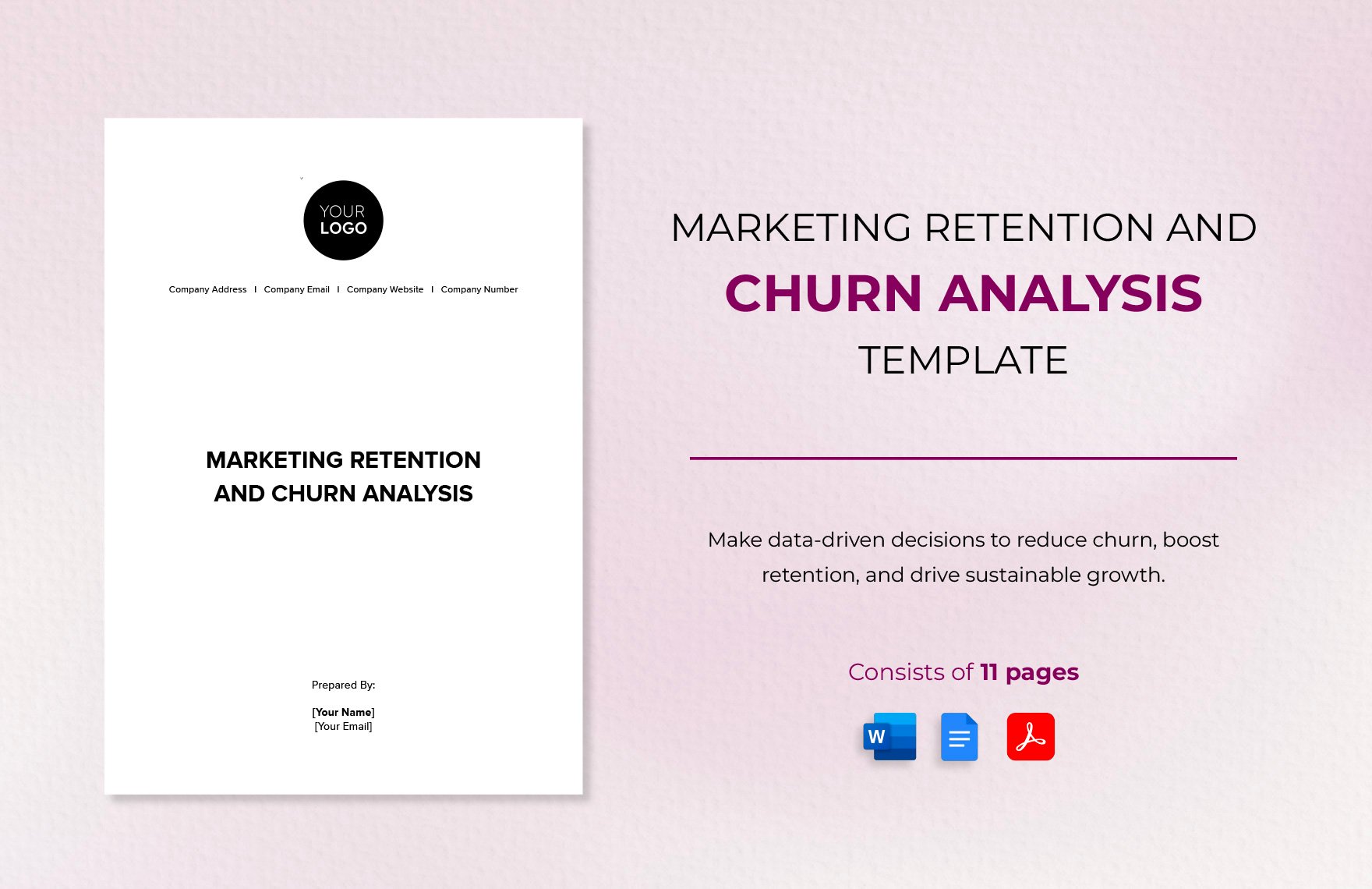 Marketing Retention and Churn Analysis Template